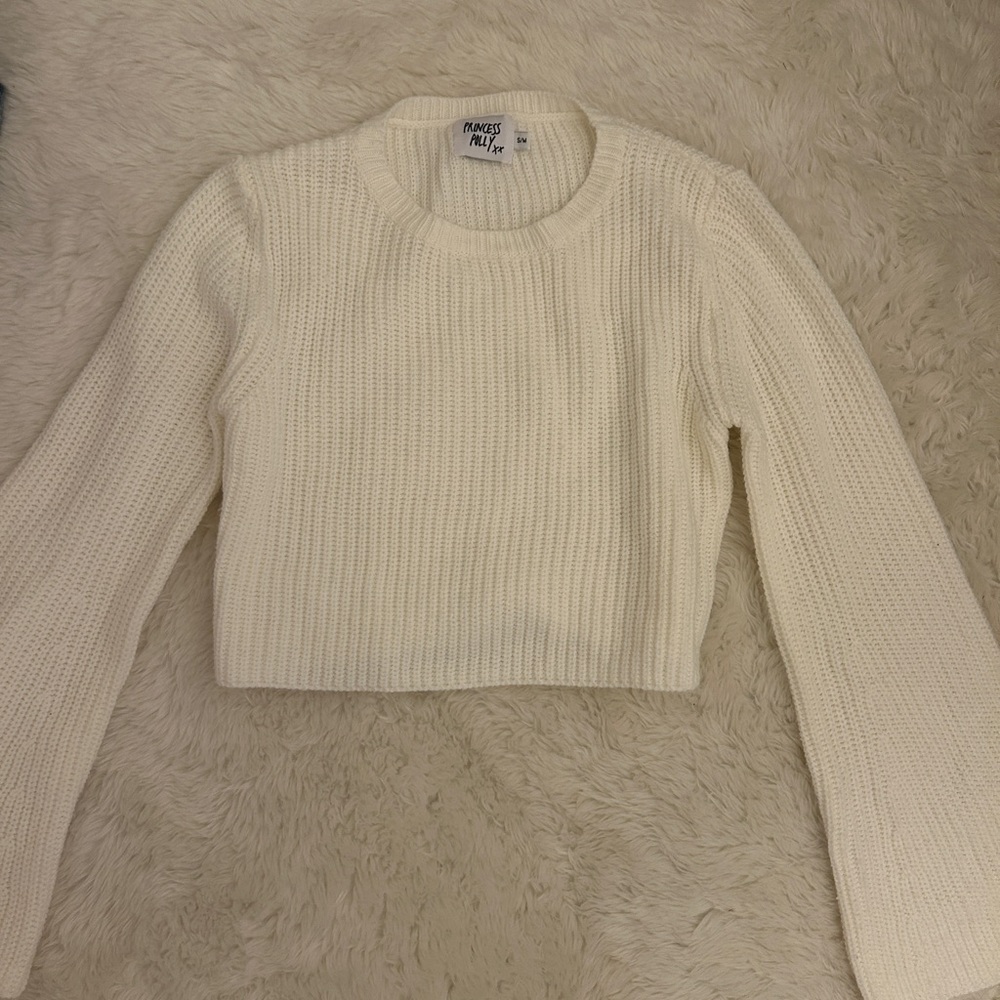 Princess Polly white sweater